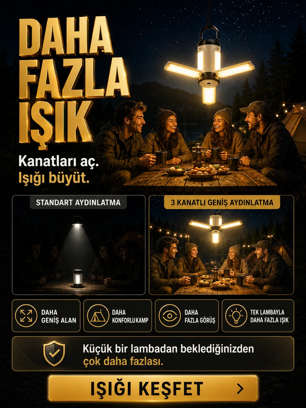 Kanatları aç, ışığı büyüt